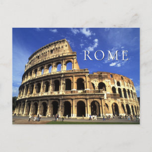 Carte Postale Ruines célèbres du Colisée Rome Italie