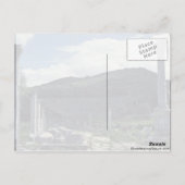 Carte Postale Ruines d'Amérique centrale (Dos)
