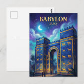 Carte Postale Ruines de Babylone Irak (Devant / Derrière)