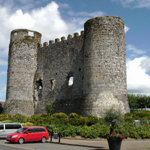 Carte Postale Ruines de Carlow Castle, Carlow town, Irlande
