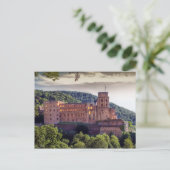 Carte Postale Ruines de châteaux célèbres, Heidelberg, Allemagne (Debout devant)