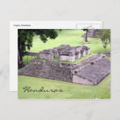 Carte Postale ruines de copán honduras (Devant / Derrière)