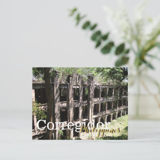 Carte Postale Ruines de Corregidor Bataan Philippines (Debout devant)