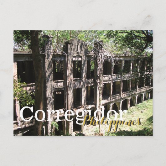 Carte Postale Ruines de Corregidor Bataan Philippines (Devant)