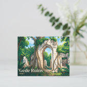 Carte Postale Ruines de Gede Kenya (Debout devant)
