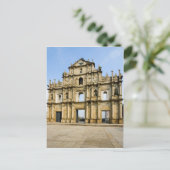 Carte Postale Ruines de la cathédrale Saint-Paul (Debout devant)