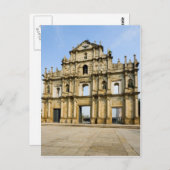 Carte Postale Ruines de la cathédrale Saint-Paul (Devant / Derrière)