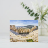 Carte Postale ruines de l'ancien théâtre d'Hérodion Atticus (Debout devant)