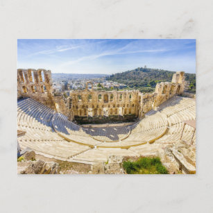 Carte Postale ruines de l'ancien théâtre d'Hérodion Atticus
