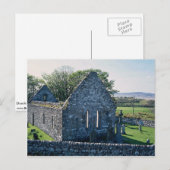 Carte Postale Ruines de l'église, Islay, Ecosse (Devant / Derrière)