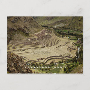 Carte Postale Ruines de Llaqtapata Pérou sur le chemin Inca