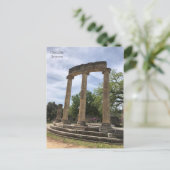 Carte Postale Ruines de Philippeion, Olympia, Grèce. (Debout devant)