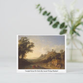 Carte Postale Ruines De Temple En Sicile Par Jacob Philipp Hacke (Debout devant)