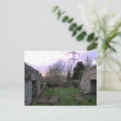 Carte Postale Ruines de West Kirk : Black Kirk de l'Outlander (Debout devant)