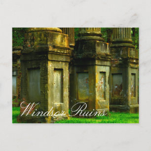 Carte Postale Ruines de Windsor, Mississippi