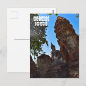 Carte Postale Ruines du royaume d'Ayutthaya (Devant / Derrière)