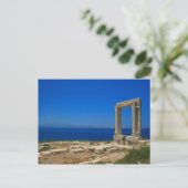 Carte postale Ruines du Temple d'Apollon sur Naxos (Debout devant)