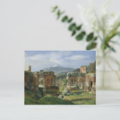 Carte Postale Ruines du Théâtre à Taormina (Debout devant)