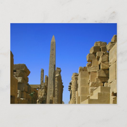 Carte Postale Ruines égyptiennes Karnack (Devant)