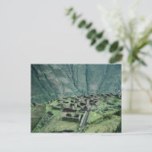 Carte Postale Ruines inca, Pisac, Pérou (Debout devant)