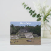 Carte Postale Ruines mayas (Debout devant)