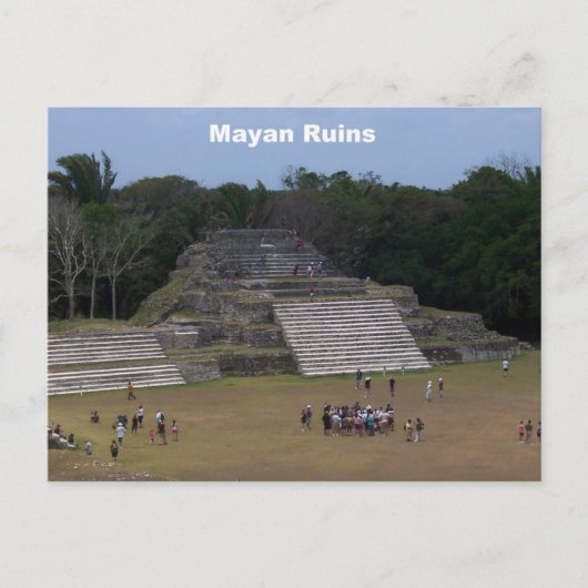 Carte Postale Ruines mayas (Devant)