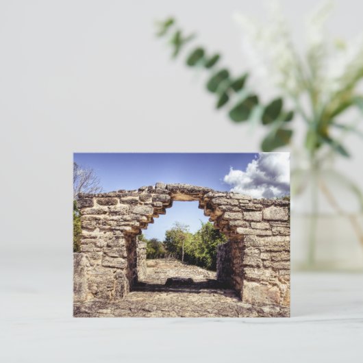 Carte Postale Ruines mayas (Debout devant)