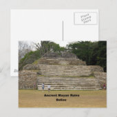 Carte Postale Ruines mayas antiques, Belize (Devant / Derrière)