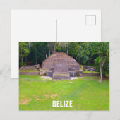 Carte Postale Ruines Mayas de Caracol au Belize - Photo de voyag (Devant / Derrière)