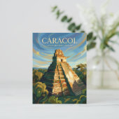 Carte Postale Ruines mayas de Caracol, Belize (Debout devant)