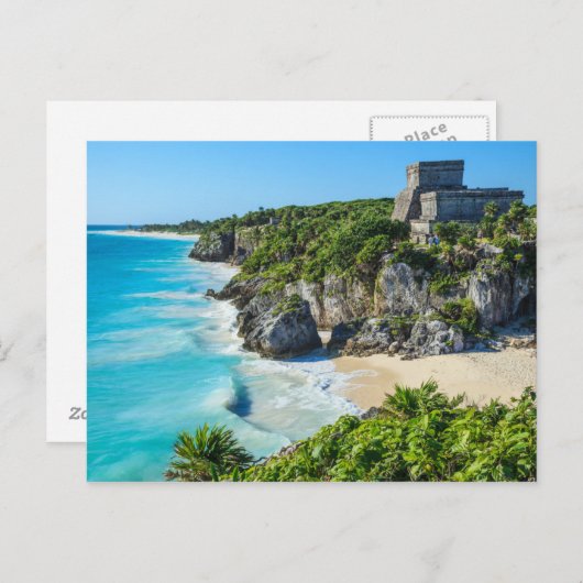Carte Postale Ruines mayas de Tulum (Devant / Derrière)