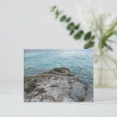 Carte Postale Ruines mayas, Isla Mujeres, Mexique (Debout devant)