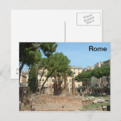 Carte Postale Ruines romaines - Piazza Argentine - Rome (Devant / Derrière)
