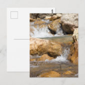 Carte Postale Ruisseau orageux au printemps (Devant / Derrière)