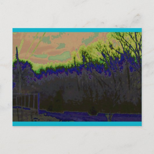 CARTE POSTALE RUISSEAU SUNSET (Devant)