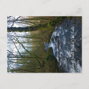 Carte Postale Ruissellement de Bridal Veil Falls, OR