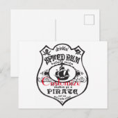 Carte Postale Rum épicé Pirate Boisson Thunder_Cove (Devant / Derrière)