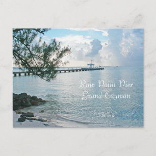 CARTE POSTALE, "RUM POINT PIER, GRAND CAYMAN"