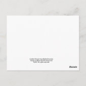 Carte Postale RUM PUNCH Cocktail Recette Art (Dos)