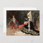 Carte Postale Rumpelstilzchen princesse conte de fées Vintages (Devant / Derrière)