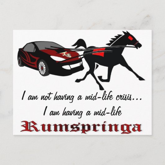Carte Postale Rumspringa à mi-vie (Devant)