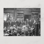 Carte Postale Run on East Side Bank, New York, 1912 (Devant)