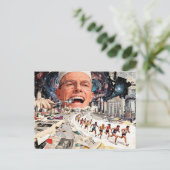 Carte Postale Run! The Denist is Coming A Surreal AI Collage (Debout devant)