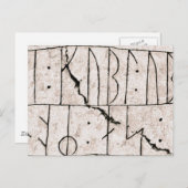 Carte Postale Rune DR 81 (Devant / Derrière)