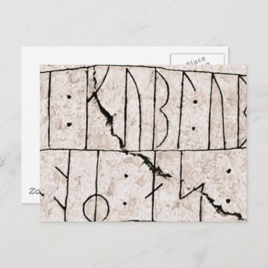 Carte Postale Rune DR 81 (Devant / Derrière)