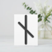 Carte Postale Rune Nyd de Futhark (Debout devant)