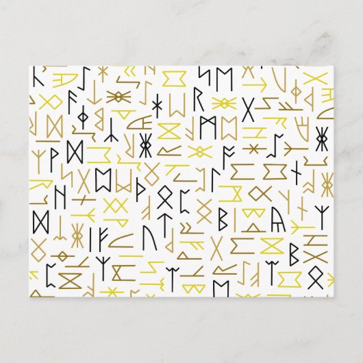 Carte Postale Runes (Devant)