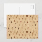 Carte postale Runes (Devant / Derrière)