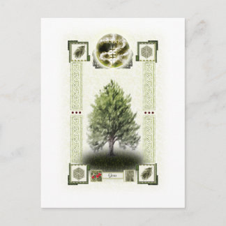 Carte Postale Runes Ogham - Ioho