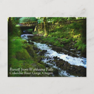 Carte Postale Runoff de Wahkeena Falls, Oregon